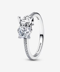 Disney Stitch & Stone Ring Sterling Silver