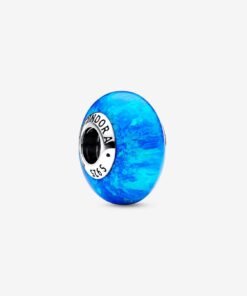 Opalescent Ocean Deep Blue Charm Sterling Silver