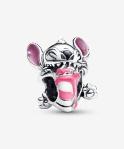 Disney Stitch Birthday Cake Charm Sterling Silver