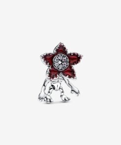 Stranger Things Moveable Demogorgon Charm Sterling Silver