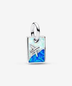 Travel Dangle Charm Sterling Silver