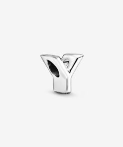 Letter Y Alphabet Charm Sterling Silver