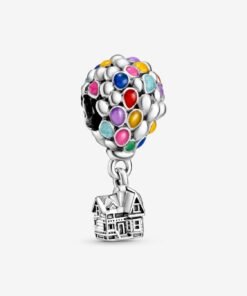 Disney Pixar Up House & Balloons Charm Sterling Silver