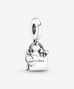 Pandora Shopping Bag Dangle Charm Sterling Silver